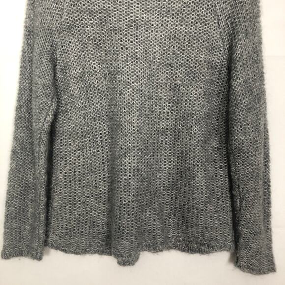 Gap Wool Blend Crew Neck Open Knit Pullover Sweater - Picture 8 of 10